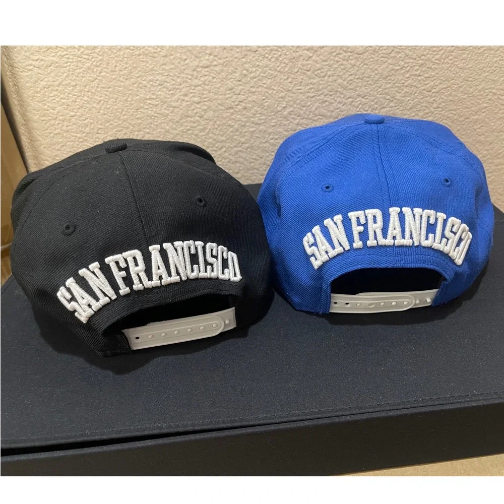 New Era 9FIFTY San Francisco Giants Snapback Hat Bundle Black Blue Green Bottom